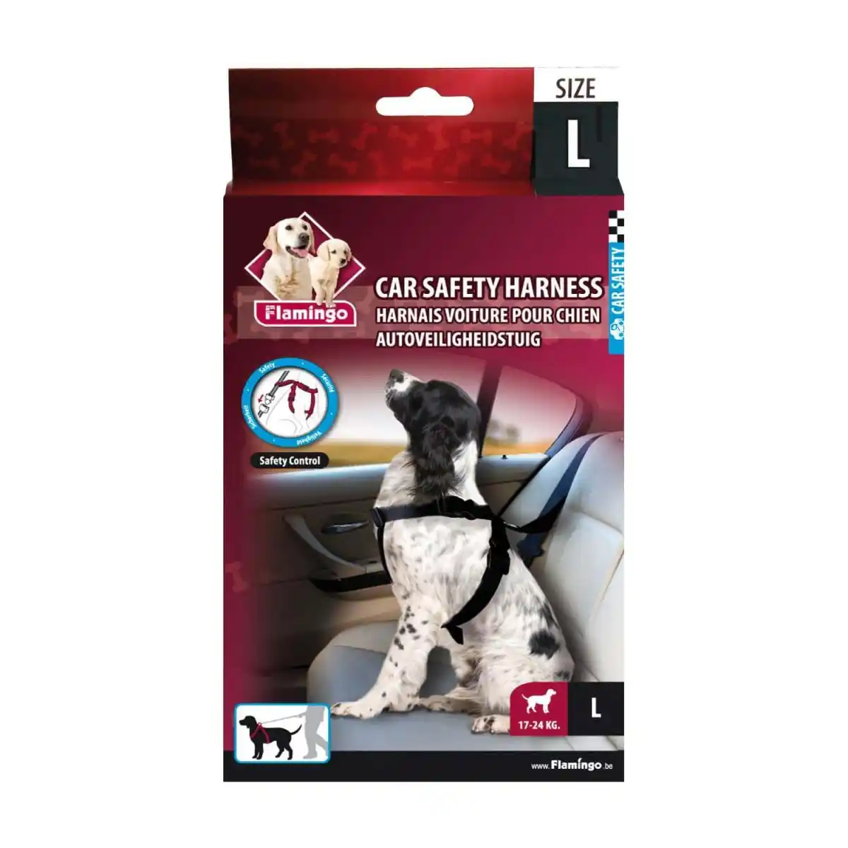 Шлейка нейлон. CAR SAFETY – L