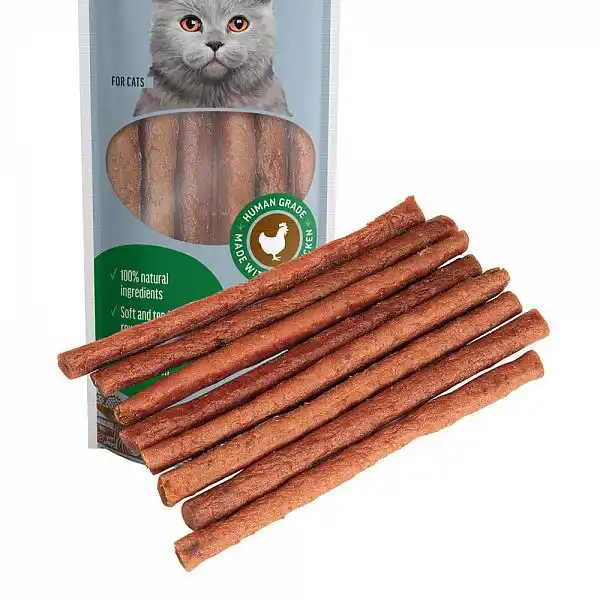 Купить  Лакомства - CatFest Мясные колбаски из курицы для кошек, ..