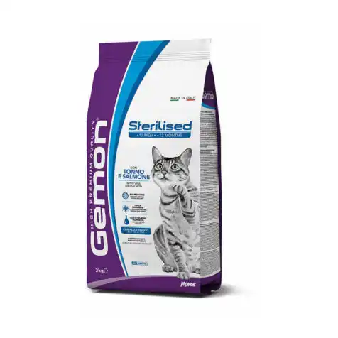 GEMON DRY CAT STERILISED Tuna/Salmon 7KG