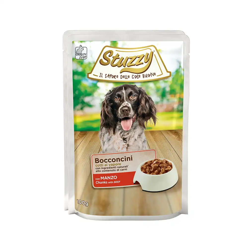 STUZZY DOG CHUNKS Pouch Beef