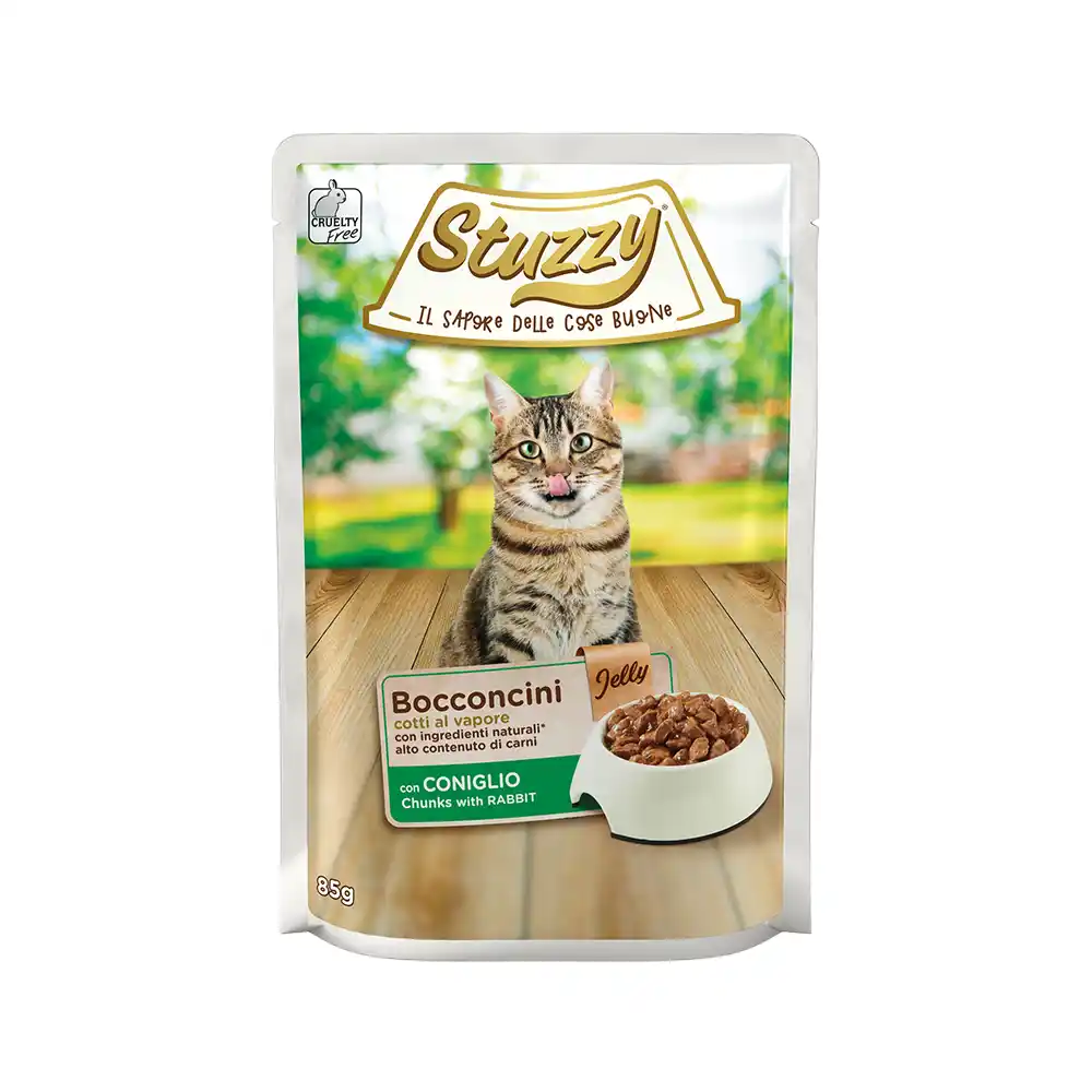 STUZZY CAT CHUNKS Pouch JELLY Rabbit