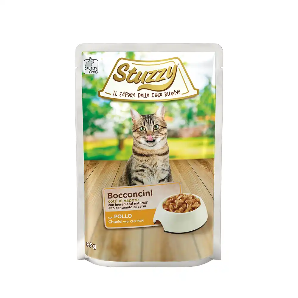 STUZZY CAT CHUNKS Pouch JELLY Chicken