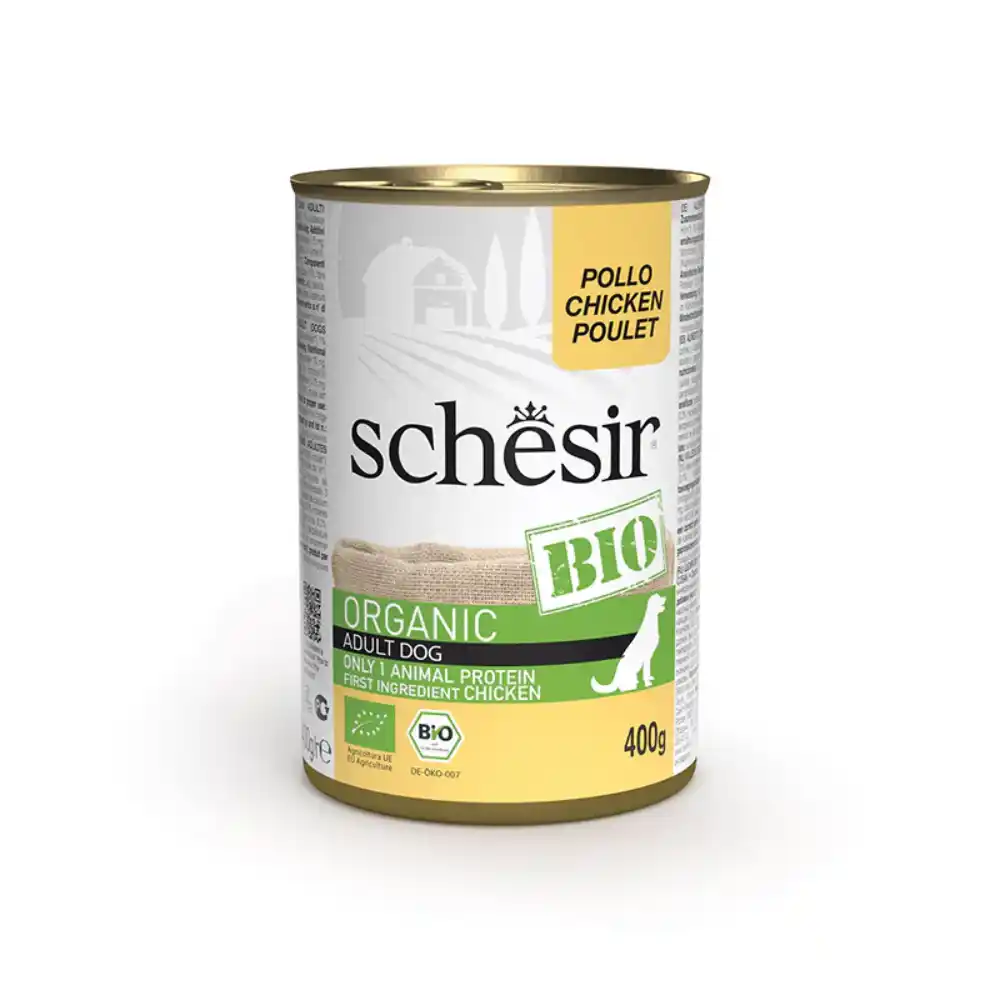 SCHESIR DOG BIO CAN CHICKEN 400gr