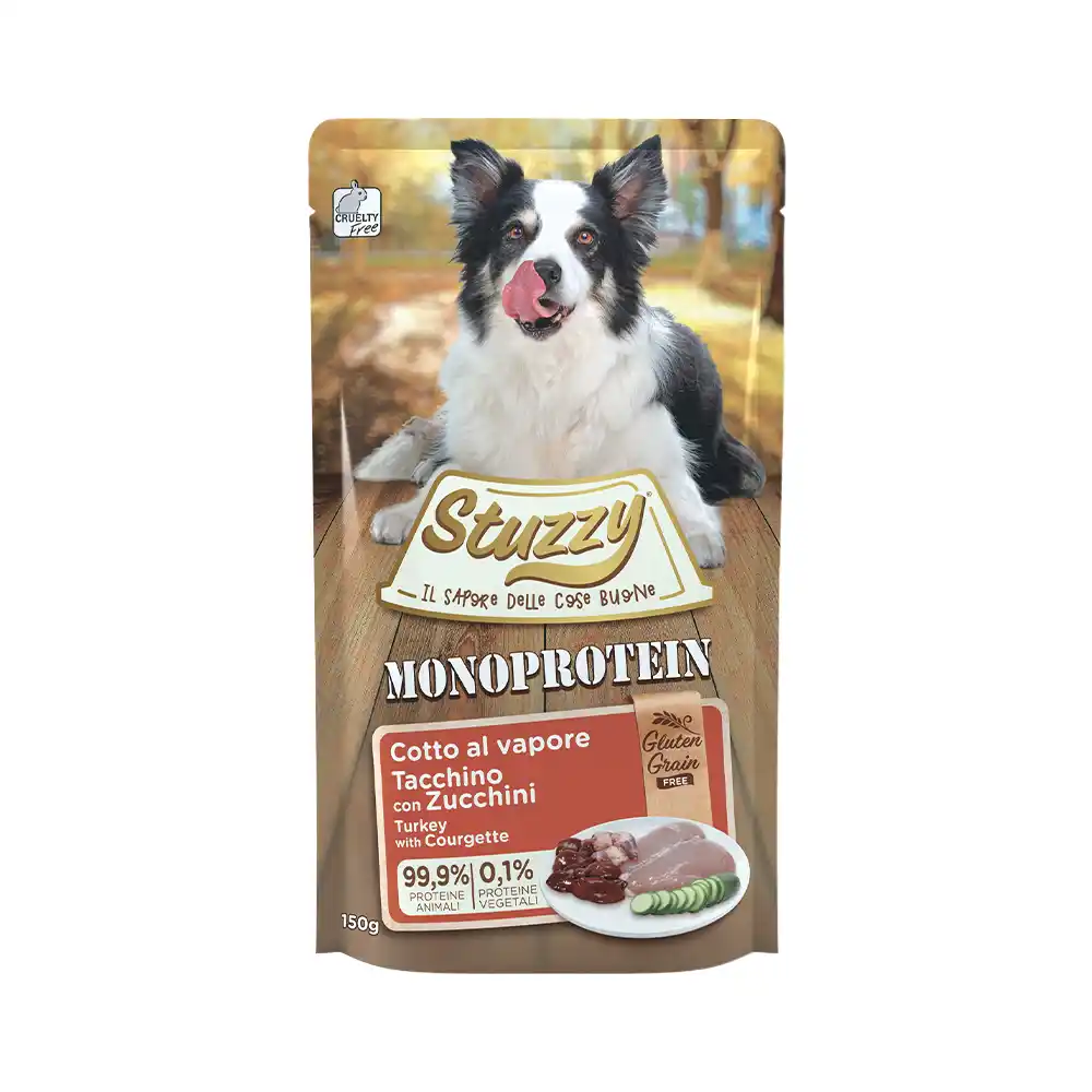 STUZZY DOG POUCH Grain Free Monoprotein Turkey & Courgette