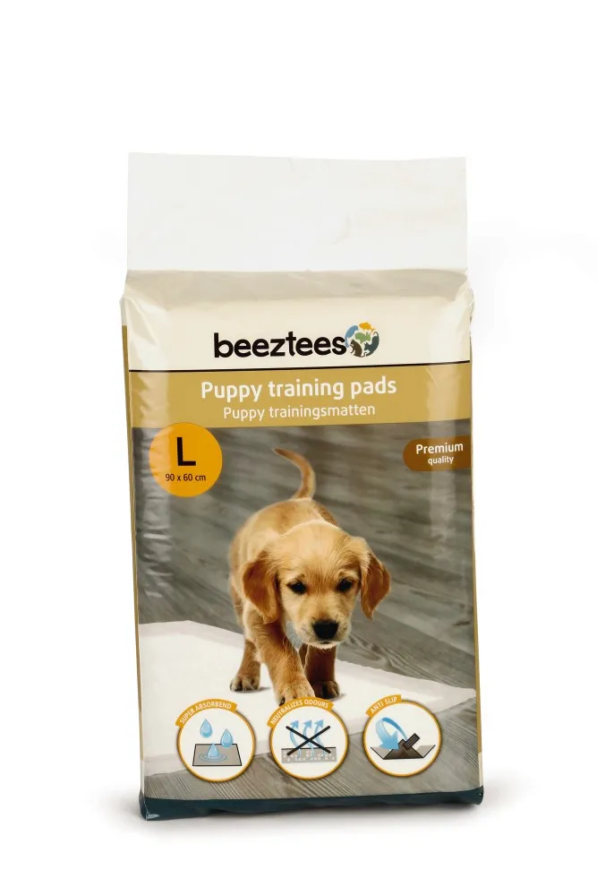 Cumpara  Scutece, scutece și șervețele - BEEZTEES Puppy Training Pads L 10pcs 90x60cm..