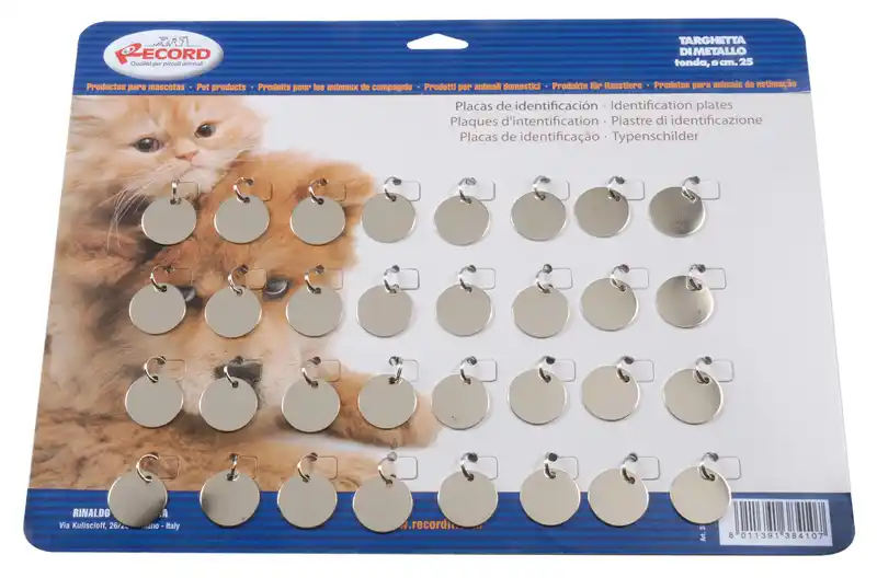 Metal engraving round keychain. MM.25