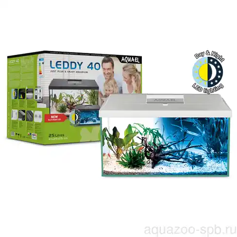 AQUAEL Aquarium set LEDDY PLUS PAP-40 D&N LED