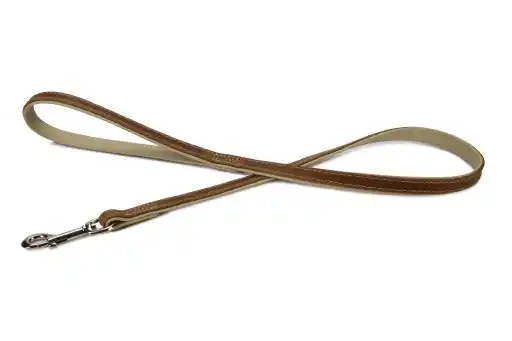 BEEZTEES leather leash COMFORT Brown 100x18