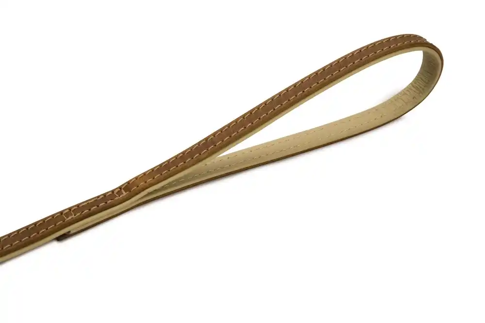 BEEZTEES leather leash COMFORT Brown 100x18