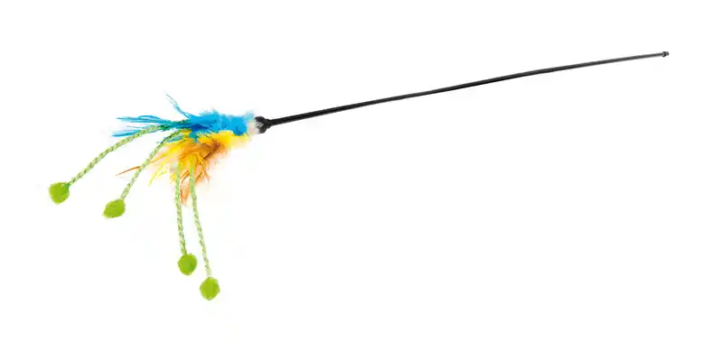 Игрушка-перья на удочке Cat&Rina CM.40