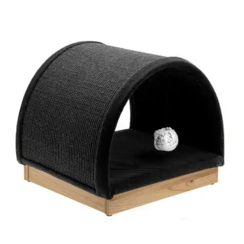 ECOMFY Когтеточка HALF MOON ECO Grey 35x60cm