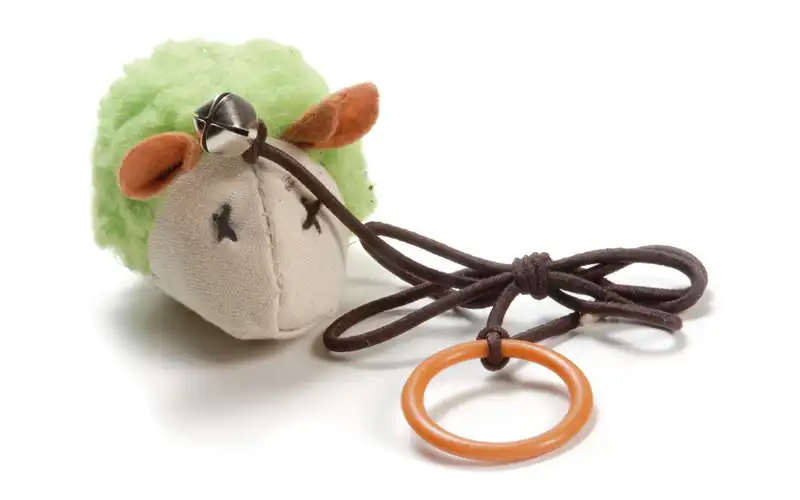 Jucărie asortată pentru pisici Cat&Rina: minge, oaie, os de pește