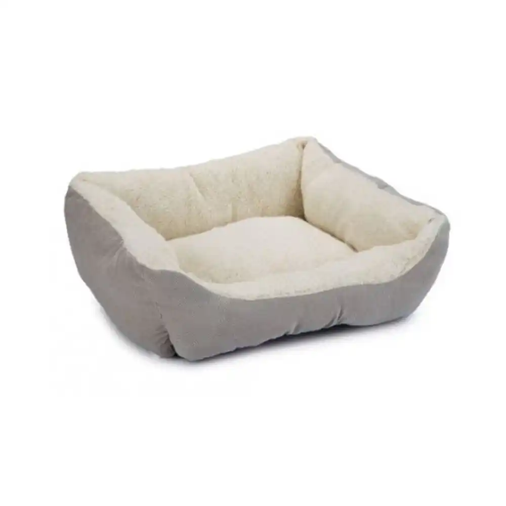 Beeztees лежак плюшевый для кошек MOGINA Grey 45x37x18cm