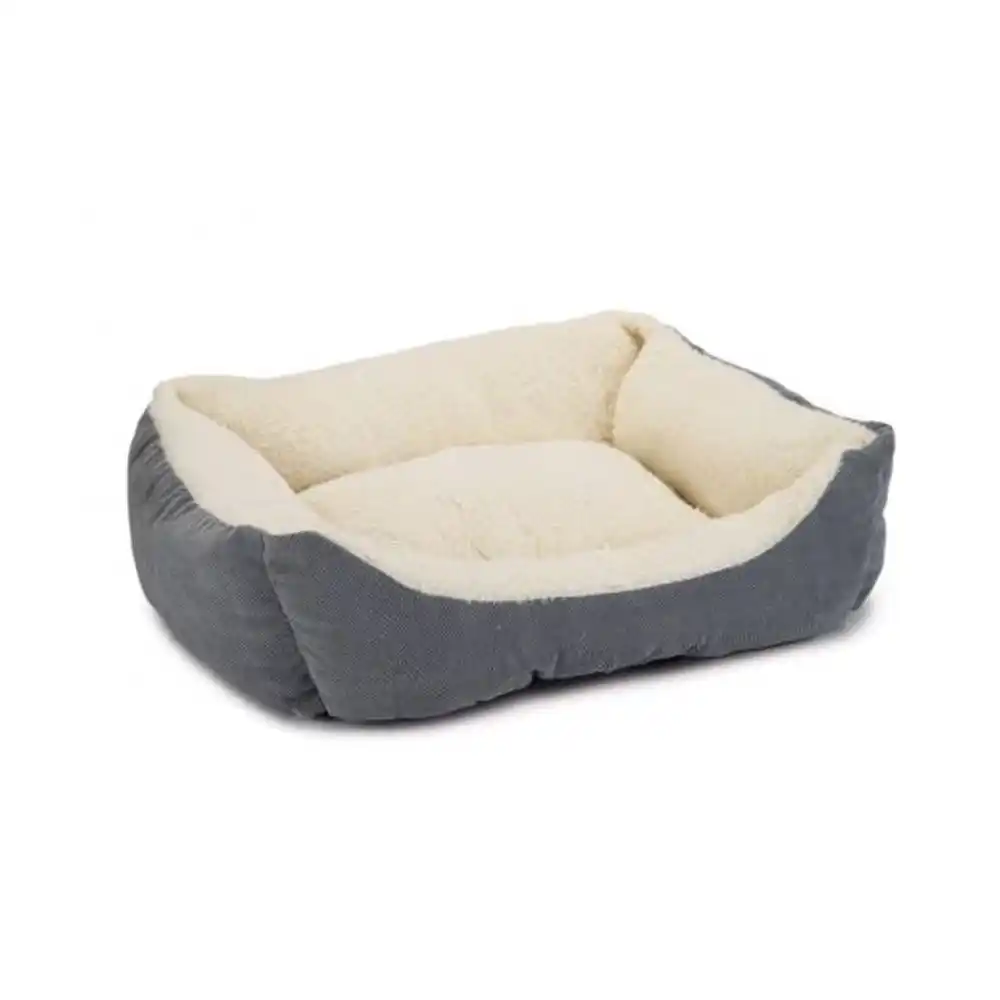 Beeztees лежак плюшевый для кошек MOGINA Blue 45x37x18cm