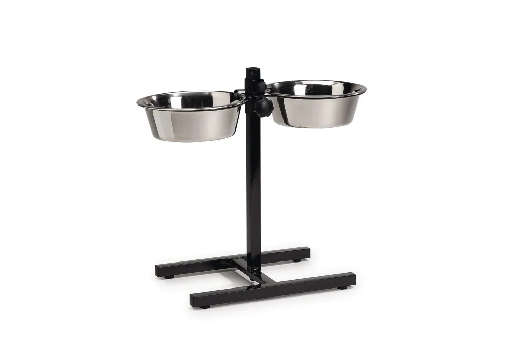 Suport cu 2 boluri metalice 25 negru