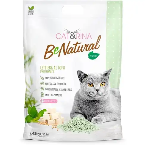 Așternut pentru pisici din TOFU