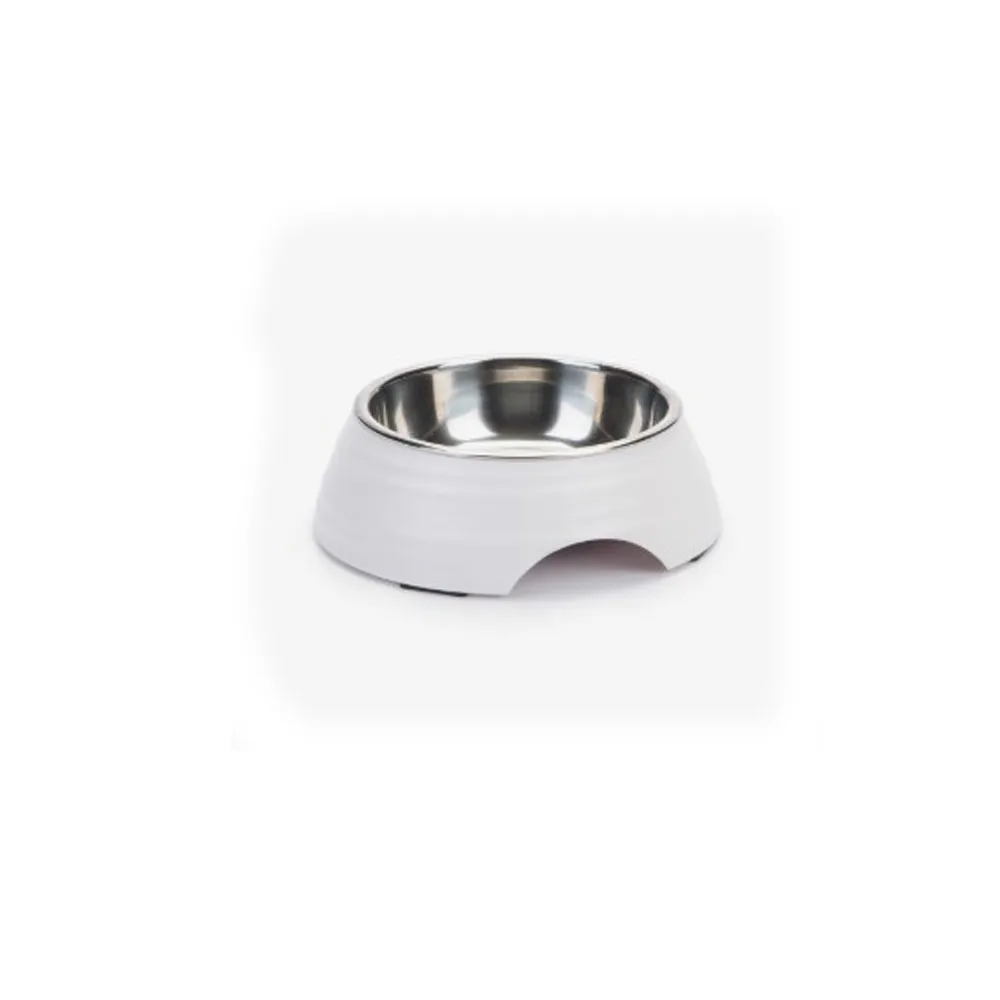 Bol metalic RIMPU White 22cm