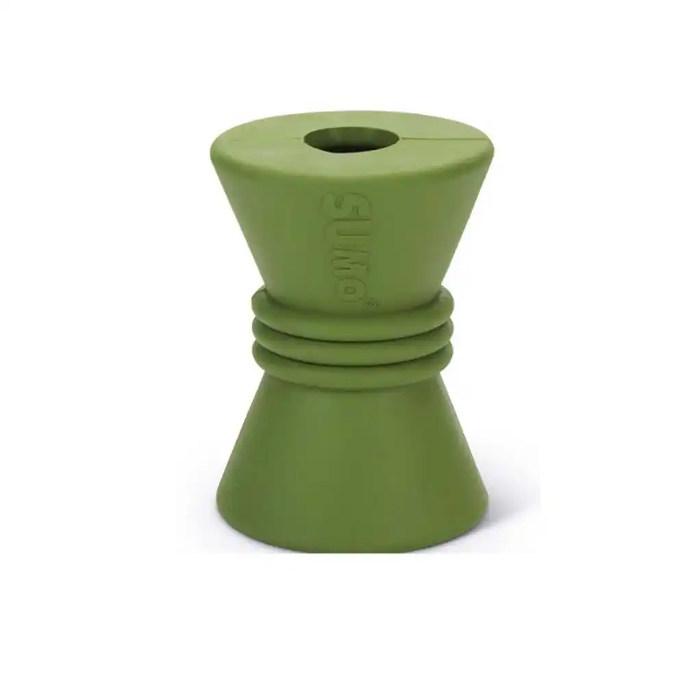BEEZTEES игрушка резиновая SUMO PLAY DIABOLO Green 10x7x7cm