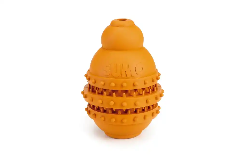 BEEZTEES игрушка резиновая SUMO PLAY DENTAL M orange