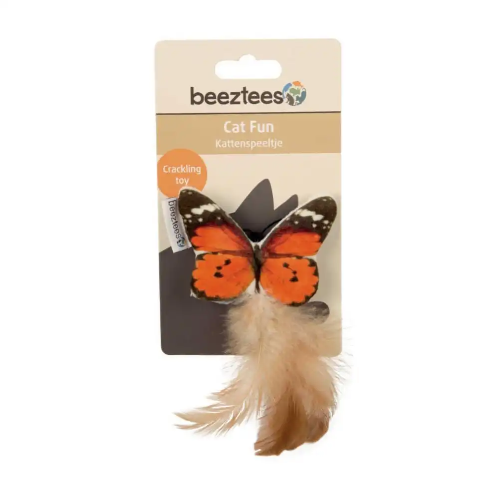 BEEZTEES BZ плюшев. игрушка Butterfly Fligo Orange 8cm