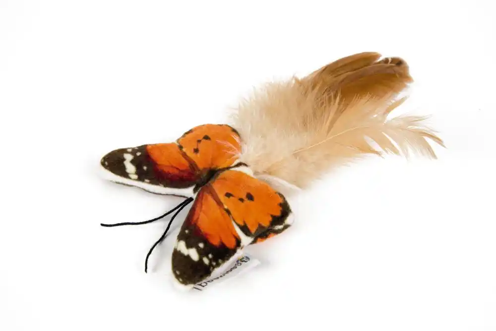 BEEZTEES BZ плюшев. игрушка Butterfly Fligo Orange 8cm