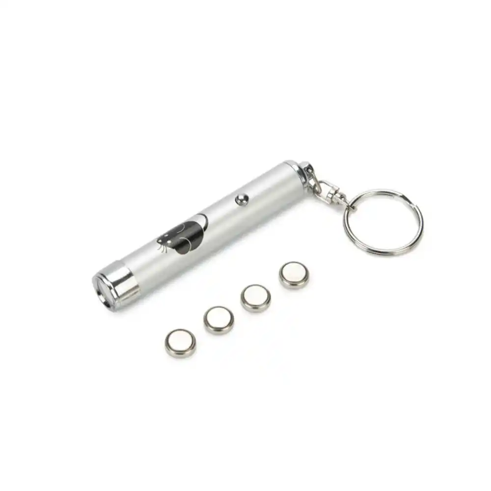 BEEZTEES фонарик LED Pointer Light MOUSE Silver