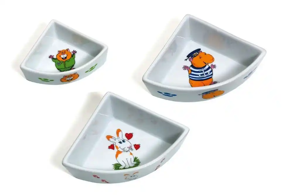 Миска керамическая CORNER BOWL GUINEA PIG 250ML