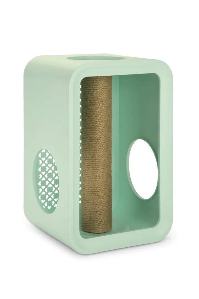 Beeztees Куб с когтеточкой CAT CUBE SCRATCH Mellow Mint 49