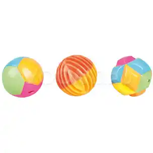 Пластиков. мячик CAT BALL 3pcs