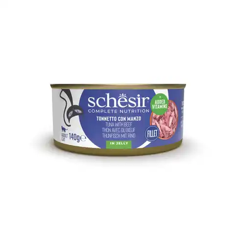 SCHESIR C&B Wet Cat Tuna with Beef in jelly