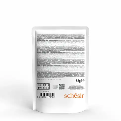 SCHESIR C&B Wet Cat Tuna/Chicken/Shrimps in jelly pouch