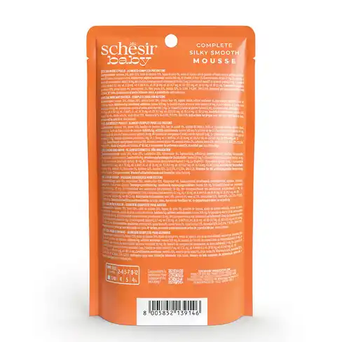 SCHESIR BABY Cat pouch Mousse Salmon With Chicken