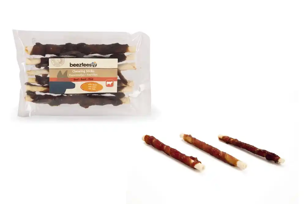 BEEZTEES Culinair жевательные палочки с уткой 6pcs