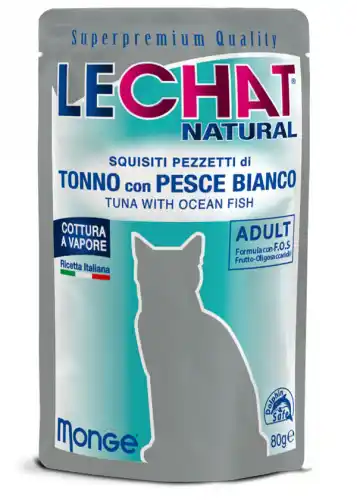 LECHAT NATURAL Pouch Tuna and ocean..