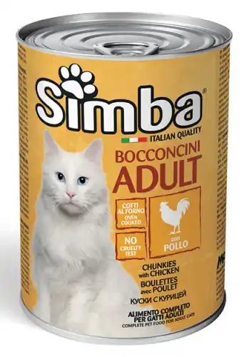 SIMBA CAT Chunkies with chicken 415gr.