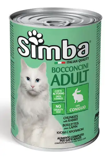 SIMBA CAT Chunkies with rabbit 415gr.