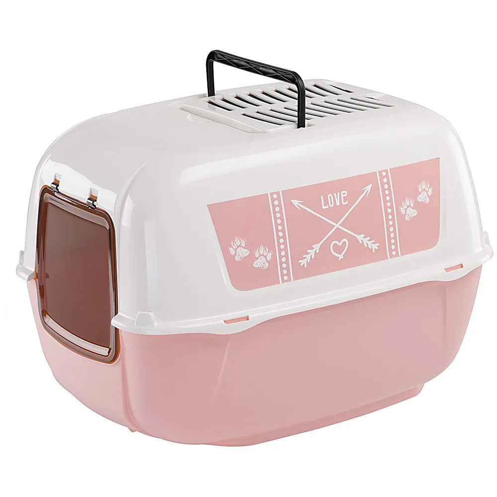 Cutie de nisip pentru pisici PRIMA DECOR PINK