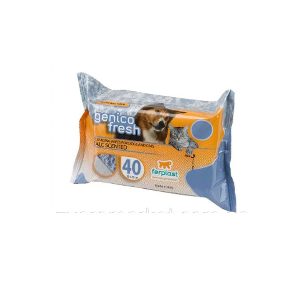Cumpara  Scutece, scutece și șervețele - FERPLAST Салфетки GENICO FRESH Talc x40..