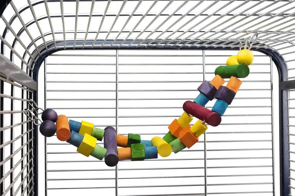 BEEZTEES деревян. лестница для попугая 64х18см