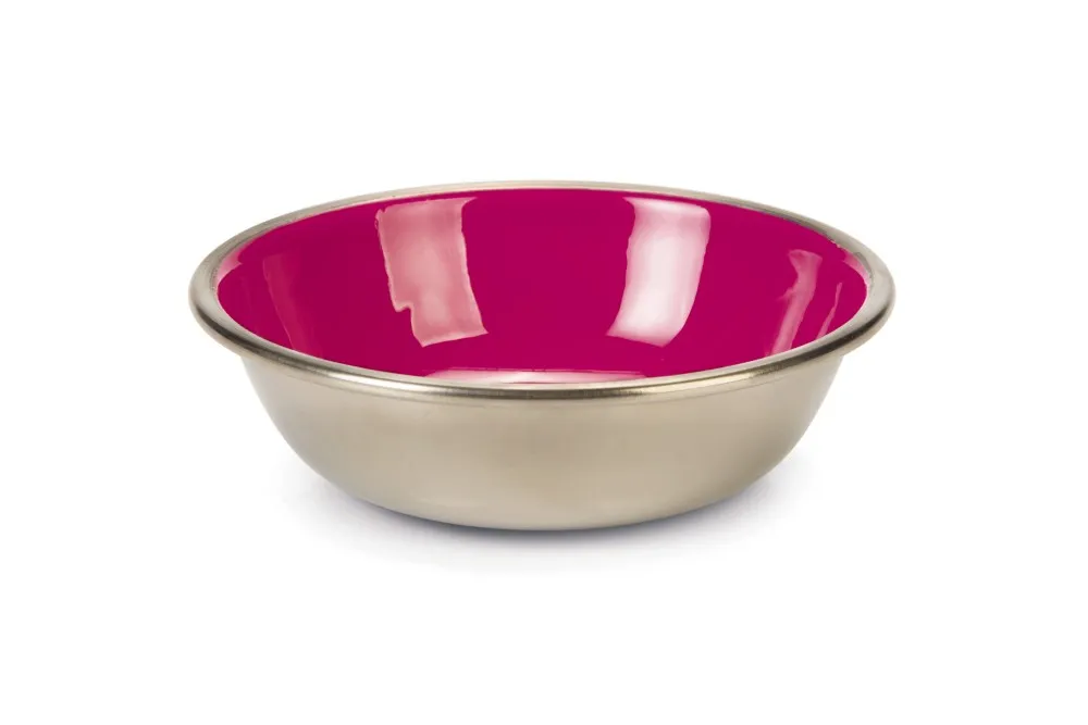 BEEZTEES bol metalic pentru pisici MEOW Roz 13cm