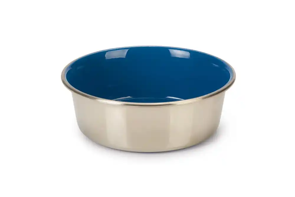BEEZTEES bol metalic pentru câini TALENTS Albastru 16cm