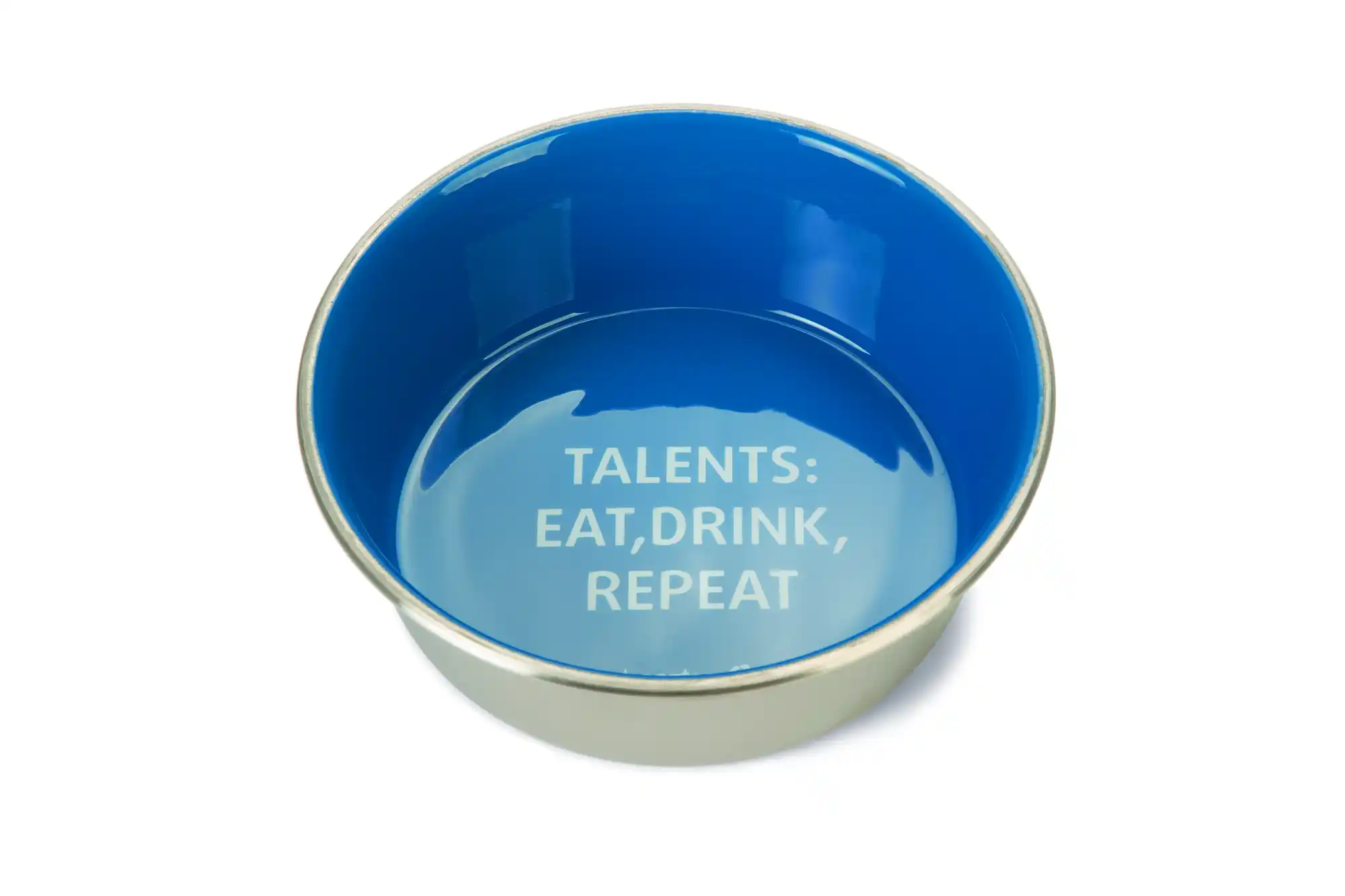 BEEZTEES bol metalic pentru câini TALENTS Albastru 16cm