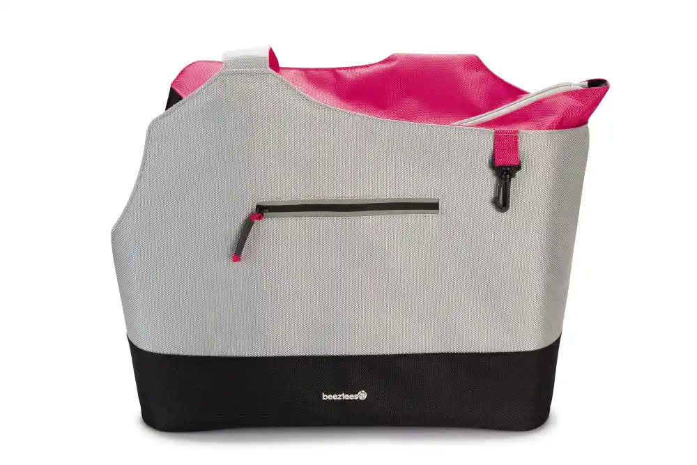 Beeztees geantă pentru câine ZIZZY Grey/Pink 40x20x30cm