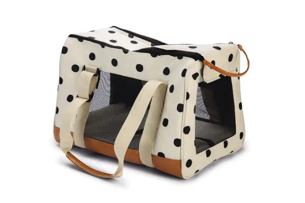 Beeztees sac de transport pentru câini PRUE Beige 40x20x29cm