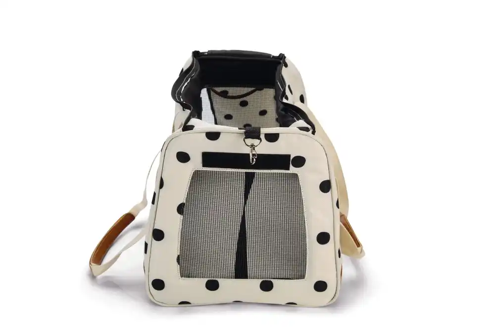 Beeztees sac de transport pentru câini PRUE Beige 40x20x29cm