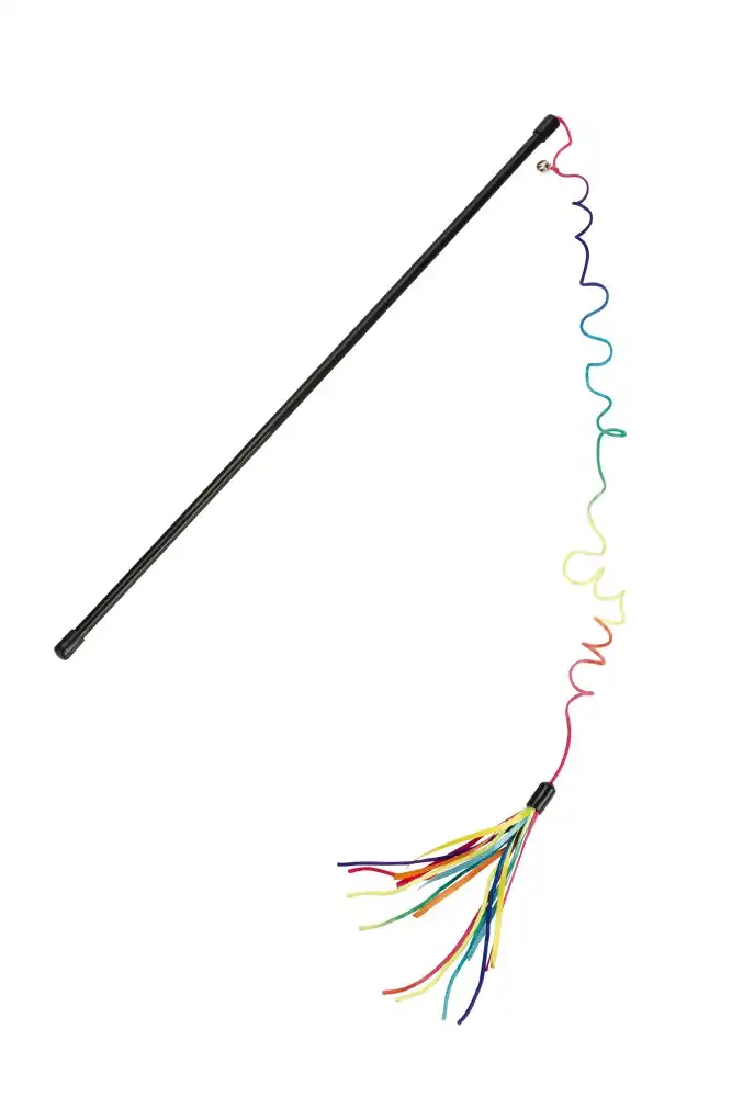 BEEZTEES удочка с разноцветными перьями 70см