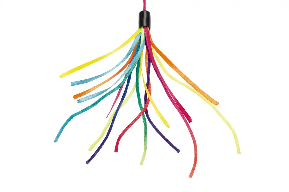 BEEZTEES удочка с разноцветными перьями 70см