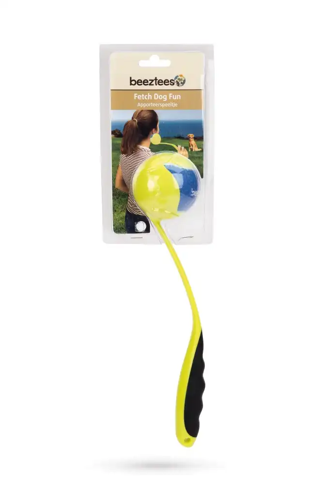 BEEZTEES метатель для мяча Tennis Ball LAUNCHER Yellow 31cm
