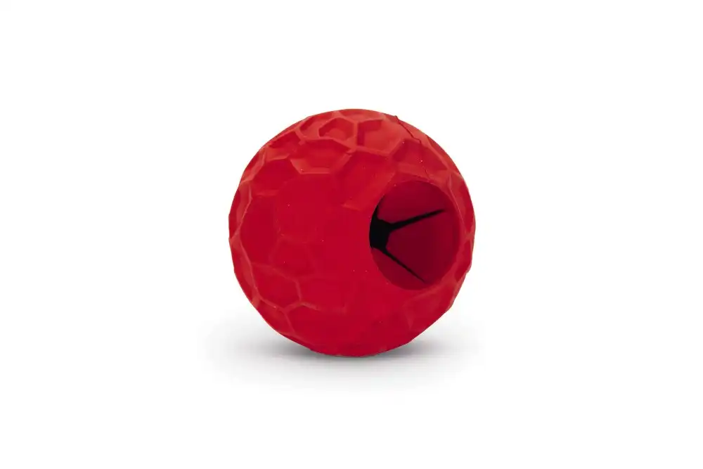 BEEZTEES игрушка резин. для собак BALL TOOTS Red S 6cm