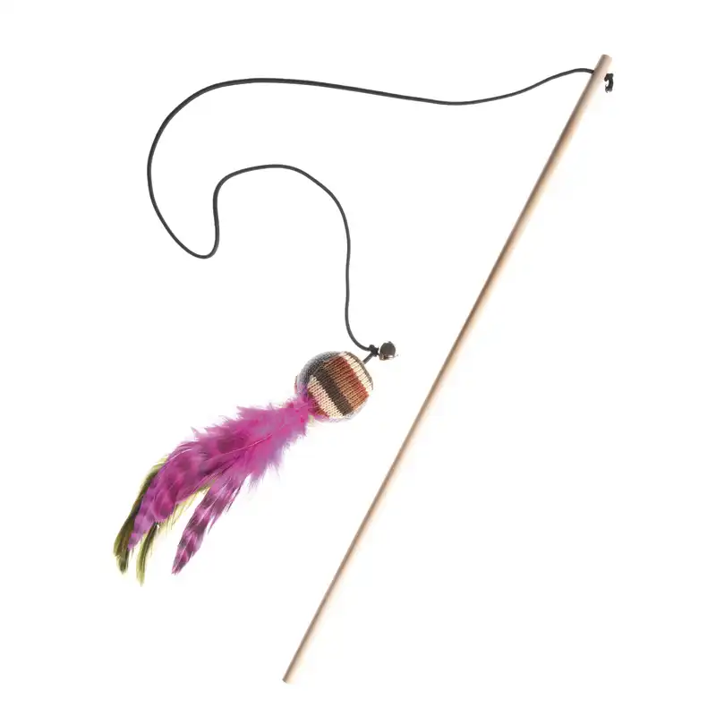 Игрушка-удочка с мячиком Cat&Rina CM.40